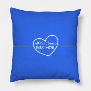 ATD Blue Heat heart Pillow