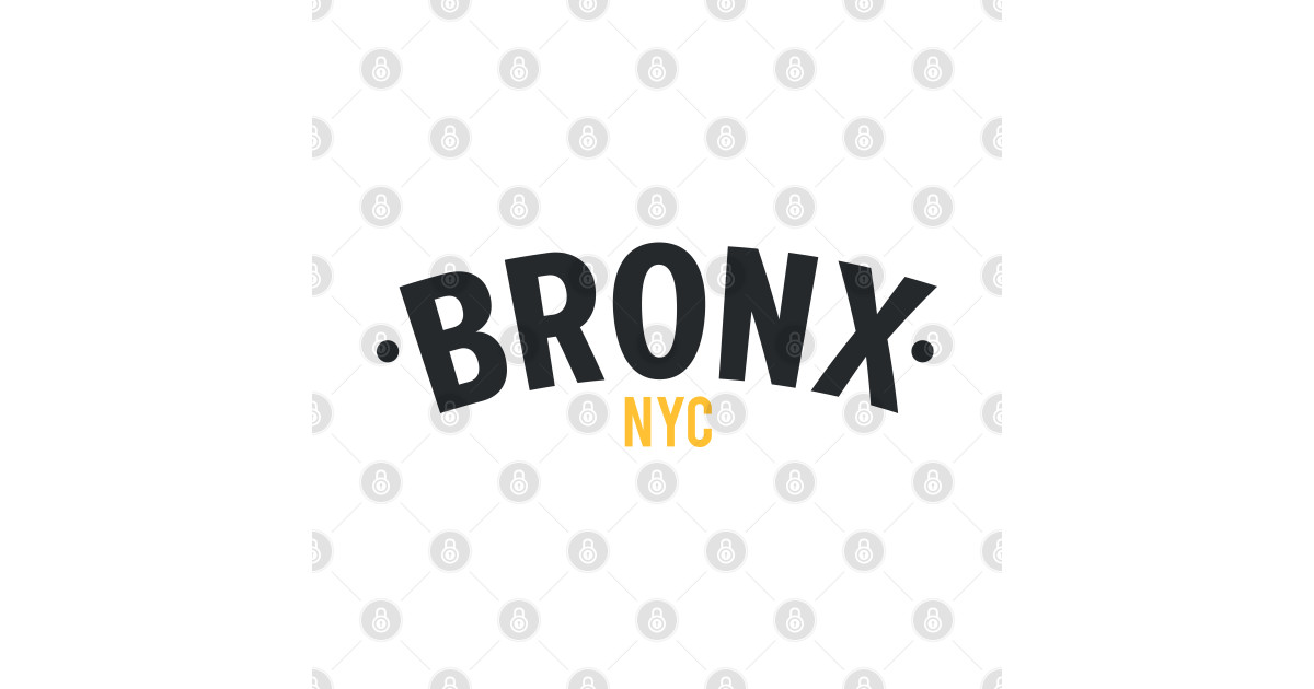 New York Bronx New York Bronx Schriftzug Bronx Logo New York
