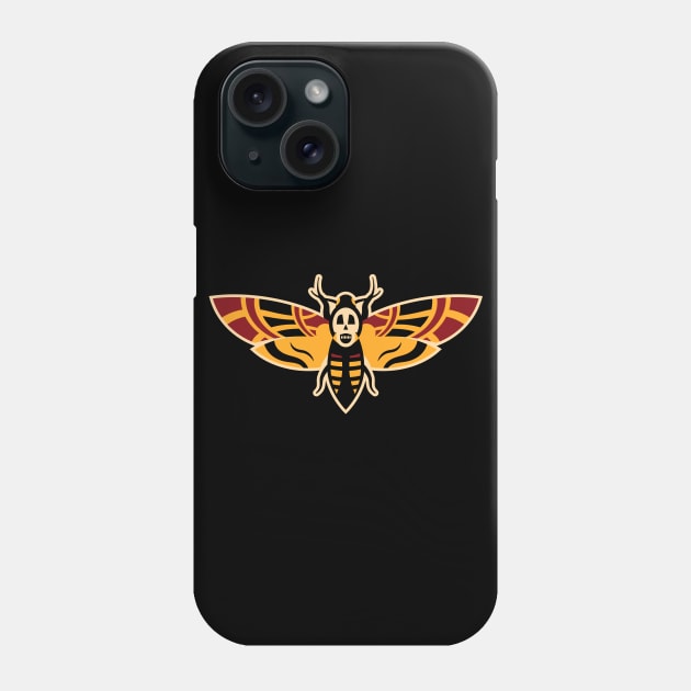 Moth Minimal Cannibal Character Phone Case by Sachpica