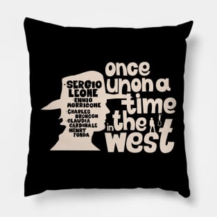 Serenade of the Spaghetti Western: Once Upon a Time in the West - SERGIO LEONE Pillow