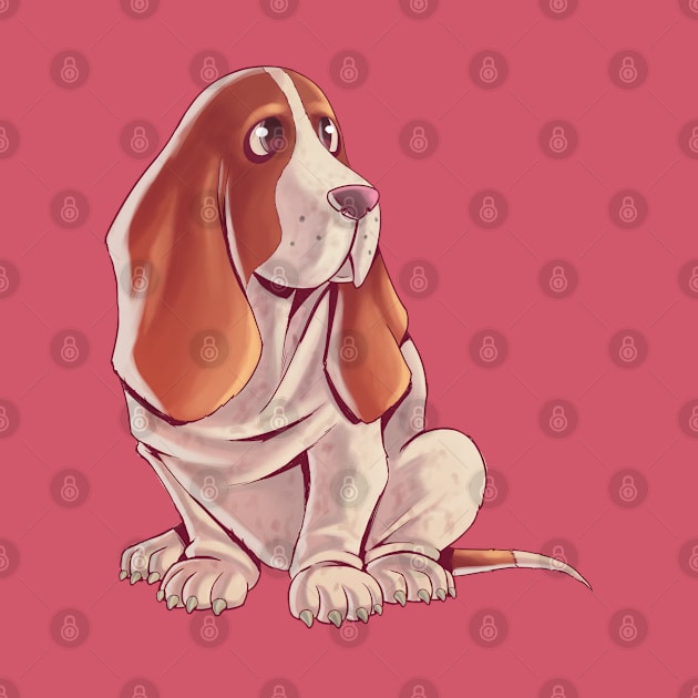 I Love My Basset Hund by MauroAlbatros