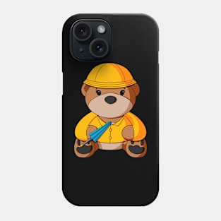 Rainy Day Teddy Bear Phone Case