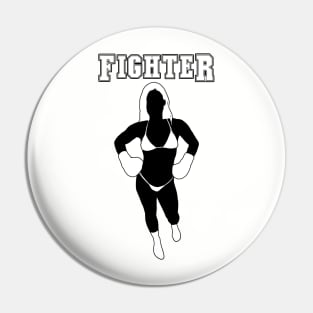 Fighter (Girl - Boxing) Pin