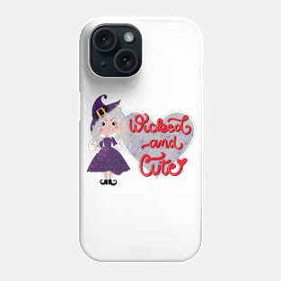 Cute and wicked witch Phone Case