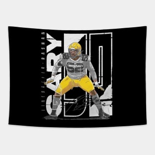 Rashan Gary Green Bay Stretch Tapestry