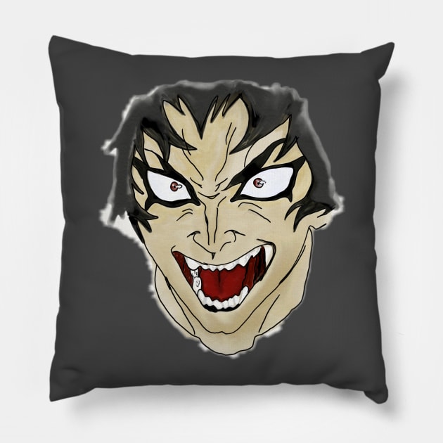 Devilman crybaby akira fudo Pillow by isarol