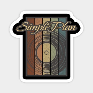Simple Plan Vynil Silhouette Magnet