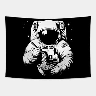 Astronaut Eats Ramen Kawaii Anime Space Funny Space Tapestry