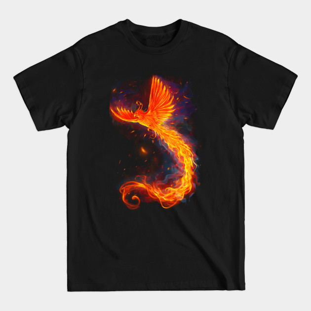 Disover Immortal Flames - Phoenix - T-Shirt