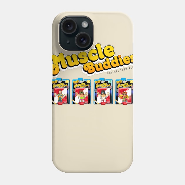 MUSCLE BUDDIES SERIES 1 Phone Case by Carl Salmon Man