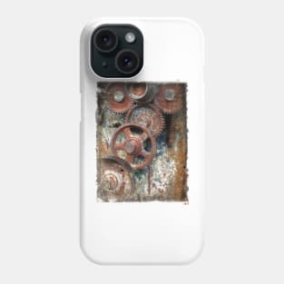 old industrial gears Phone Case