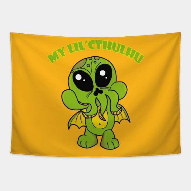 My Lil'Cthulhu Tapestry by Alt World Studios