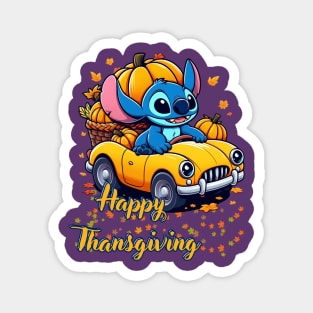 Giving Thanks Thanksgiving Stitch Thanksgiving 2023 Magnet