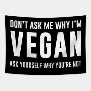 Vegan Quote Tapestry