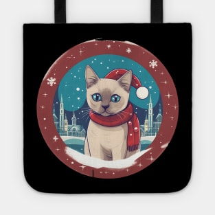 Tonkinese Cat Xmas, Love Cats Tote