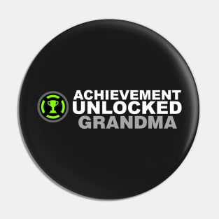 Achievement Unlocked Grandma Pin