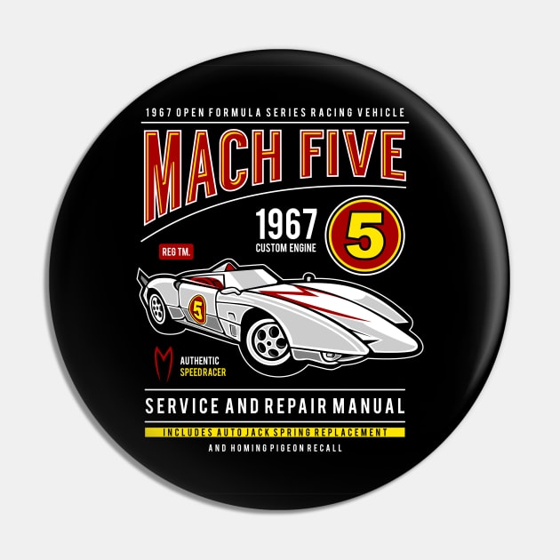 Mach 5 Pin by OniSide