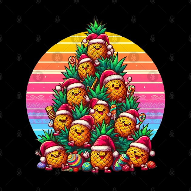 Pineapple Christmas Tree by BukovskyART