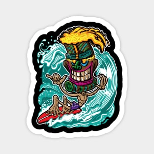 Tiki Surfer Boi Magnet