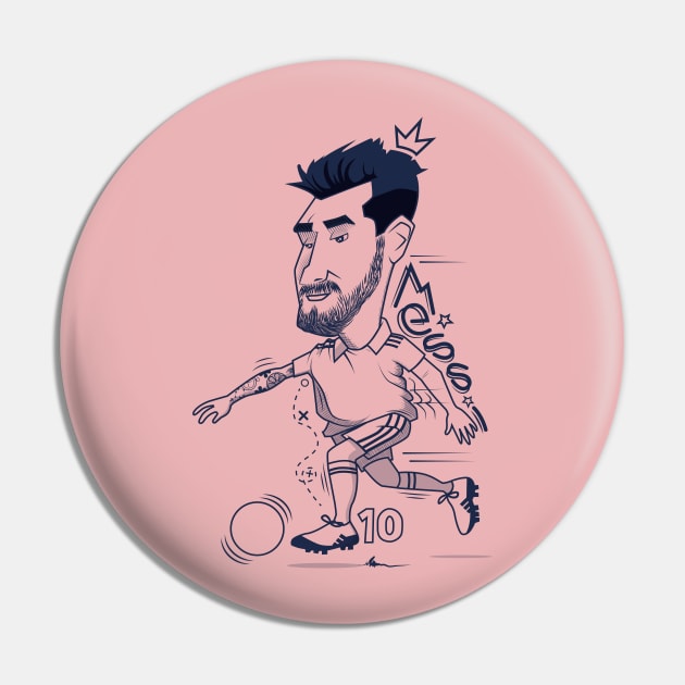 Messi playing soccer Pin by HarlinDesign