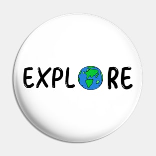 Explore the Globe Pin