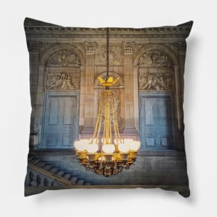 vintage chandelier Pillow