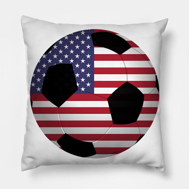 Soccer, American soccer design Pillow by maro_00