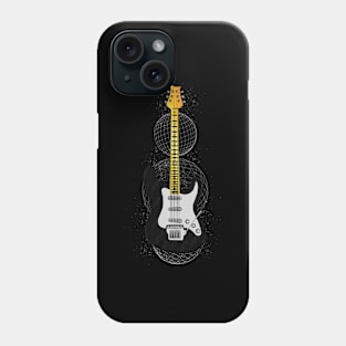 3 line ball and gold guitar Phone Case