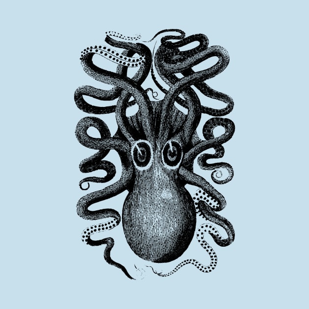 Vintage Octopus by n23tees