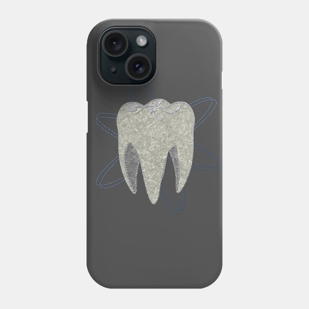 Atomic Tooth Phone Case by Roi Gold Productions Store