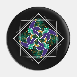 Geometric flora Pin