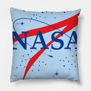 NASA National Aeronautics and Space Administration Stars Rocket Pillow