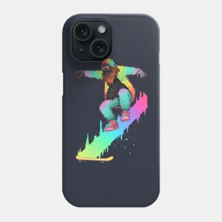 Bigfoot on a Skateboard Phone Case