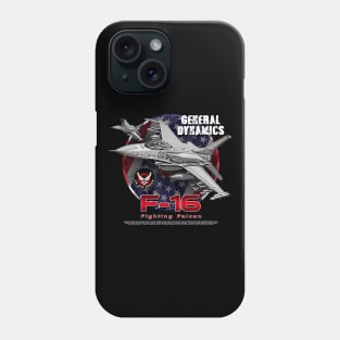 F-16 Fighting Falcon Us Air Force Fighterjet Phone Case