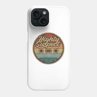 Highly Suspect Retro Cassette Circle Phone Case