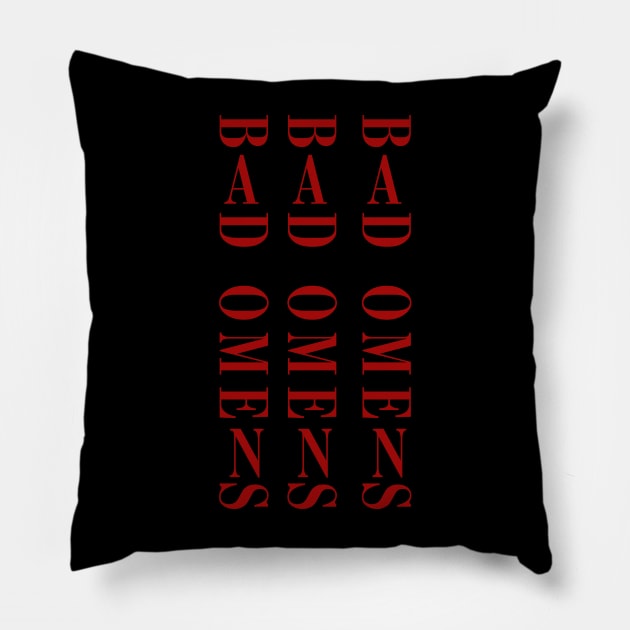 Bad Omens | Horizontal text Pillow by Animals Project