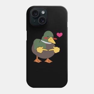 Duck being silly Phone Case