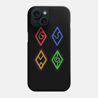 Elemental Runes (Bright) Phone Case