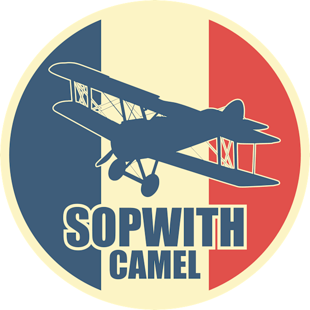 French Sopwith Camel Kids T-Shirt by Tailgunnerstudios