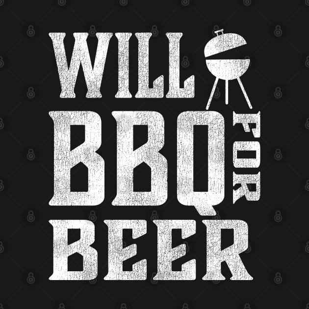 Will BBQ for Beer- or maybe Bourbon , but definitely Bourbon on the Rocks or Beer by Jas-Kei Designs