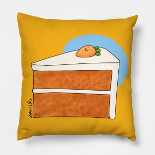 A slice of carrot cake Pillow