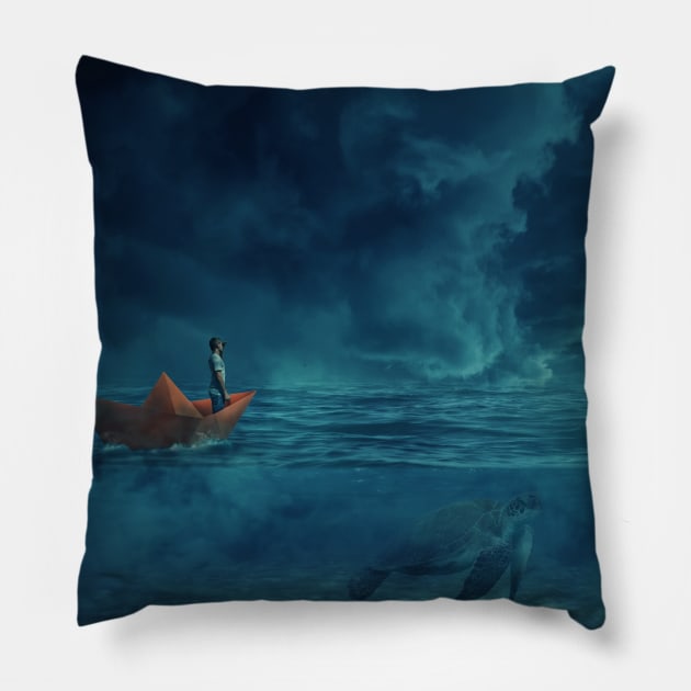 be my guide Pillow by psychoshadow