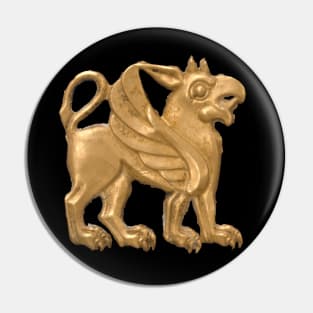 Golden Griffin Scythians Figurine Pin