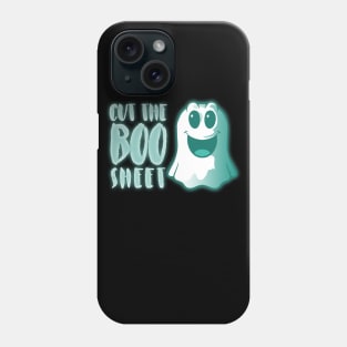 Cut the Boo Sheet Ghost Funny Halloween Costume T-shirt Phone Case