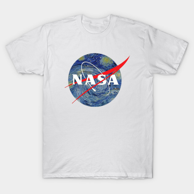 nasa starry night t shirt