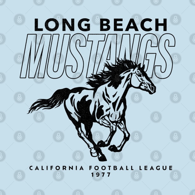 Defunct Long Beach Mustangs - California Football League 1977 by LocalZonly