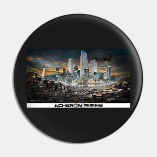 Acheron Rising - Montreal city view Pin