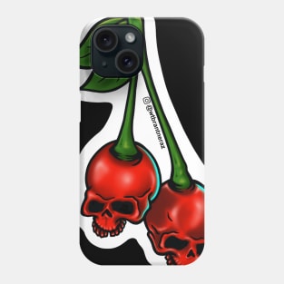 Skull Cherries Phone Case