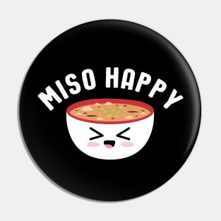 Miso Happy Japanese Food Pun Pin