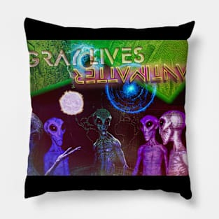 Zeta Reticuli Pillow